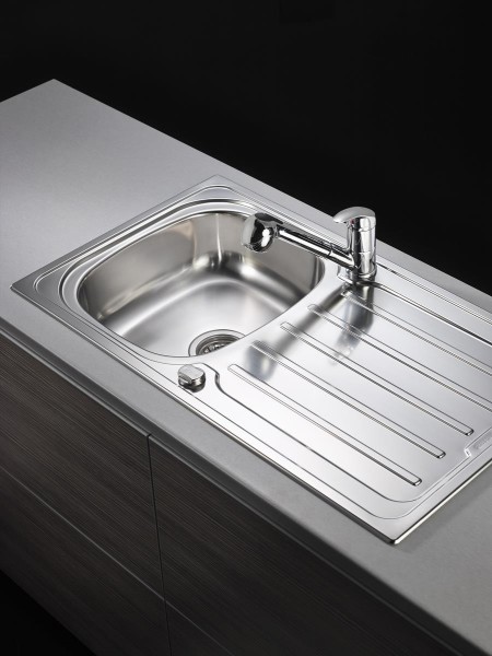 Pyramis Küchenspüle Vera 86 cm 1 Becken 1D (Einbau)