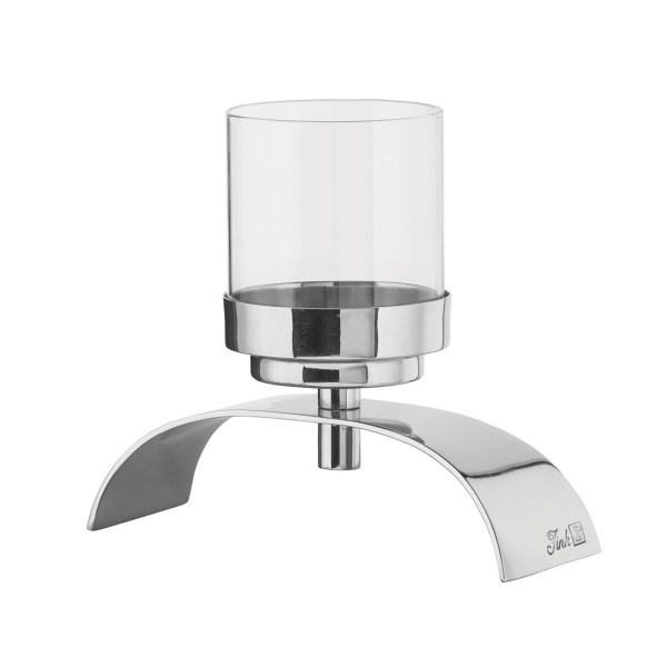 Fink Kerzenhalter 1-flammig mit Glas 18x9x16 cm Halter für Teelichter & Stumpenkerzen - Art.-Nr. 142091