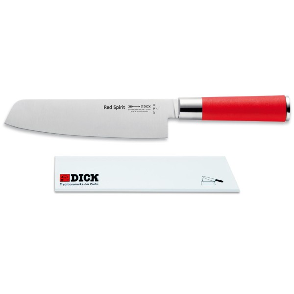 DICK Red Spirit Usuba Gemüsemesser 18 cm mit Klingenschutz bis 21 cm Klingenlänge