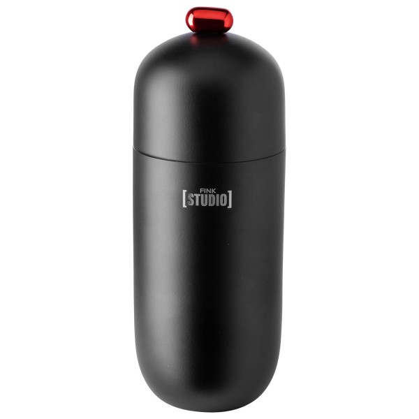 Fink Studio matt schwarzer Cocktailshaker 23 cm pulverbeschichtet für Mixgetränke - Art.-Nr. 154228