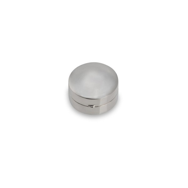 kleine runde Mini Tablettendose echt 925 Silber mit 1 Fach Ø 2.5 cm - Art.-Nr. 2302