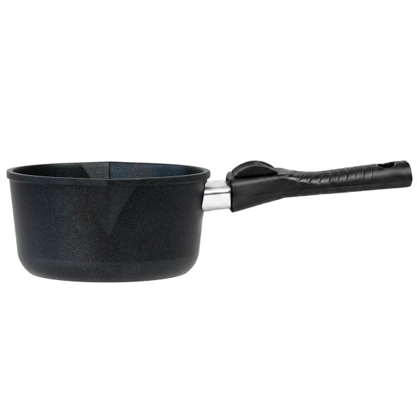 BAF Aluguss Stieltopf 18 cm Induktion Griff abnehmbar Antihaft Soßentopf mit 2 Ausgießer - Art.-Nr. 500138180-i-AB
