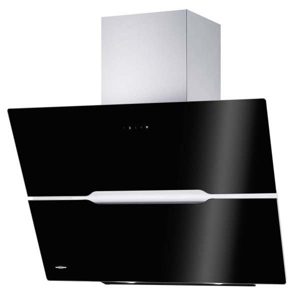 Oranier breite Wandhaube kopffrei Vivio 90 cm / schwarz