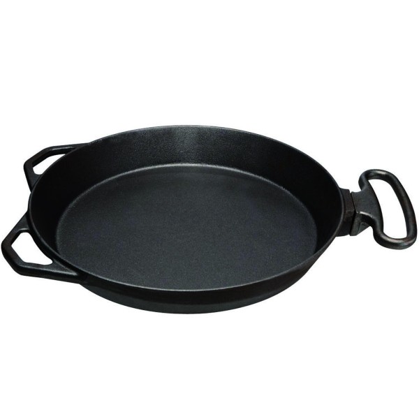 SKK runde Riesenpfanne 65 cm Partypfanne Aluminiumguss Antihaft mit 2 Gegengriffe - Art.-Nr. 640