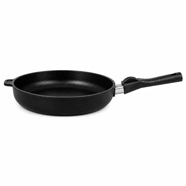 BAF Aluguss Bratpfanne 32 cm Induktion abnehmbarer Griff 4-fach Antihaft beschichtet