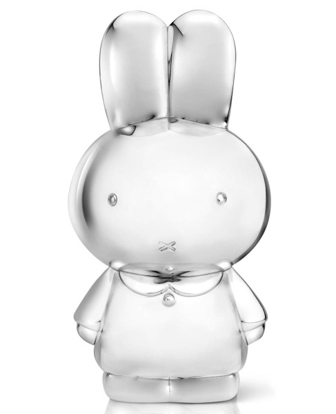 Zilverstad Spardose miffy XL versilbert anlaufgeschützt L 8 cm B 17,6 cm H 9,2 cm - Art.-Nr. 6850261