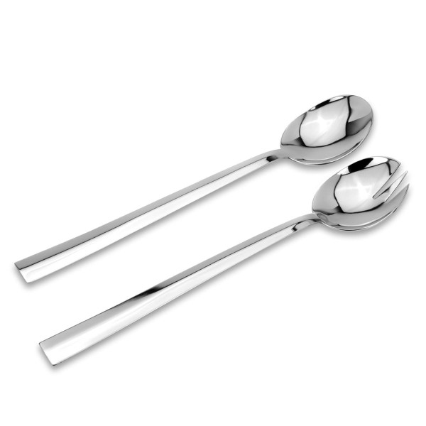 H.Bauer jun. Salatbesteck 29 x cm glatt poliert - Art.-Nr. 739 Edelstahl