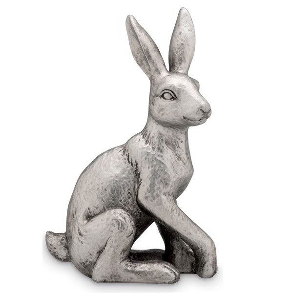 H.Bauer jun. Deko Hase 16.5 x 9.5 cm Höhe 27.2 cm - Art.-Nr. 6190ver großer sitzender Stein