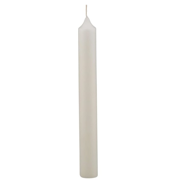 runde Ceresin Altarkerze Elfenbein 25 cm hoch Ø 3 cm - Art.-Nr. 901
