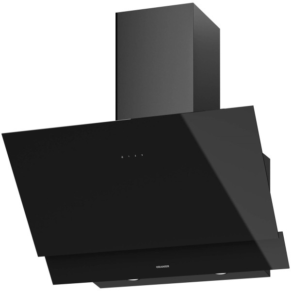 Oranier Kopffrei Abzugshaube 75 cm schwarz Wandhaube MIRAN75S1 inkl. Plasmafilter für Umluftbetrieb