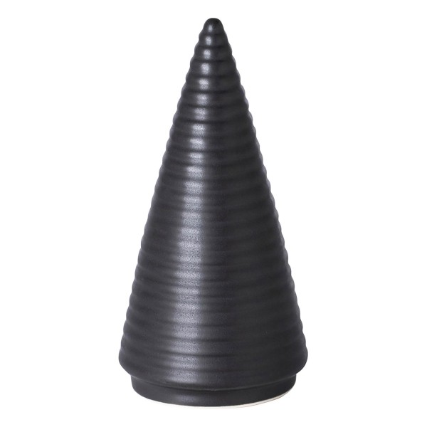 Fink schwarzer Tannenbaum 13 cm aus Porzellan Deko-Baum zum Aufstellen - Art.-Nr. 129044