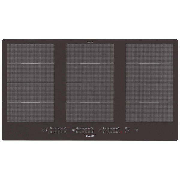 Oranier Flächeninduktion 90 cm FLI790 Induktionskochfeld mit matter Oberfläche & Multi-Slider