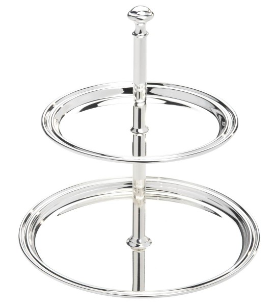 Zilverstad Etagere 23 cm Elegance versilbert H 23 cm Ø 22 cm - Art.-Nr. 8985230 