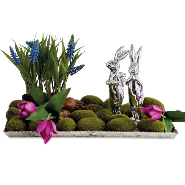 großes rechteckiges Tablett Motiv Halbmond 38 cm | MM-ComSale