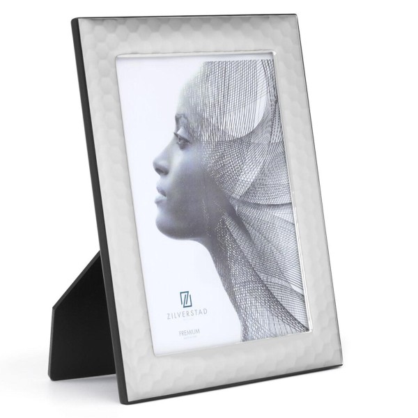 Zilverstad eleganter Fotorahmen 13x18 cm Miro Silver Bilderrahmen mit Holzrückwand