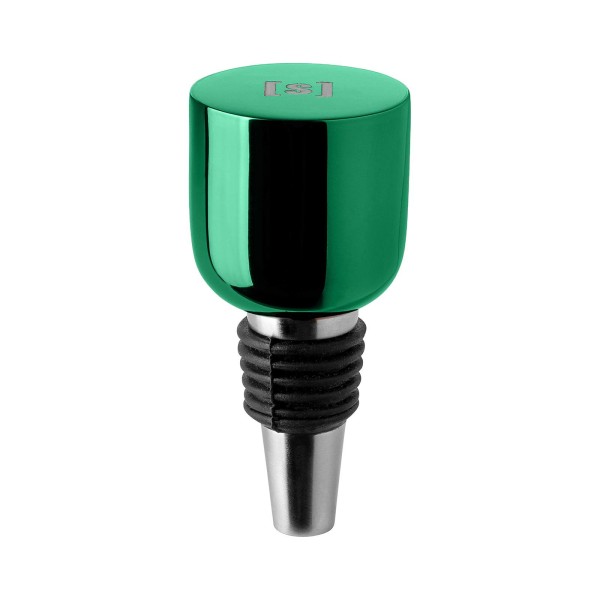 Fink Studio grüner Flaschenstopfen 9 cm glänzend lackierter Flaschenverschluss - Art.-Nr. 154237