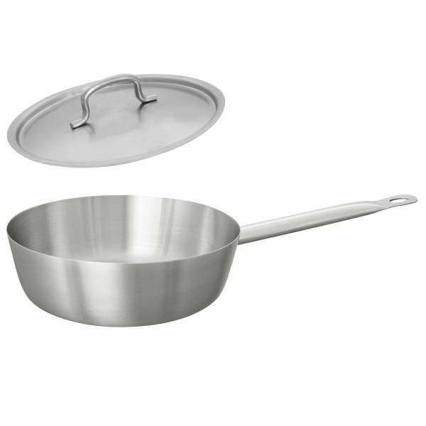Schneider Sauteuse 20 cm Induktion 1,6 Liter 18/10 Edelstahl Topf mit Deckel