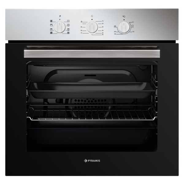 Pyramis Einbaubackofen 60IN 1220 Inox 60 cm