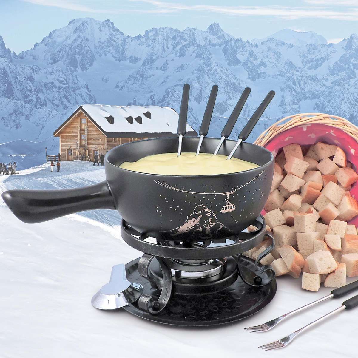 Gewinne Ein Stilvolles Käsefondue-Set Für Gemütliche Genussmomente Zu Zweit! | FUN