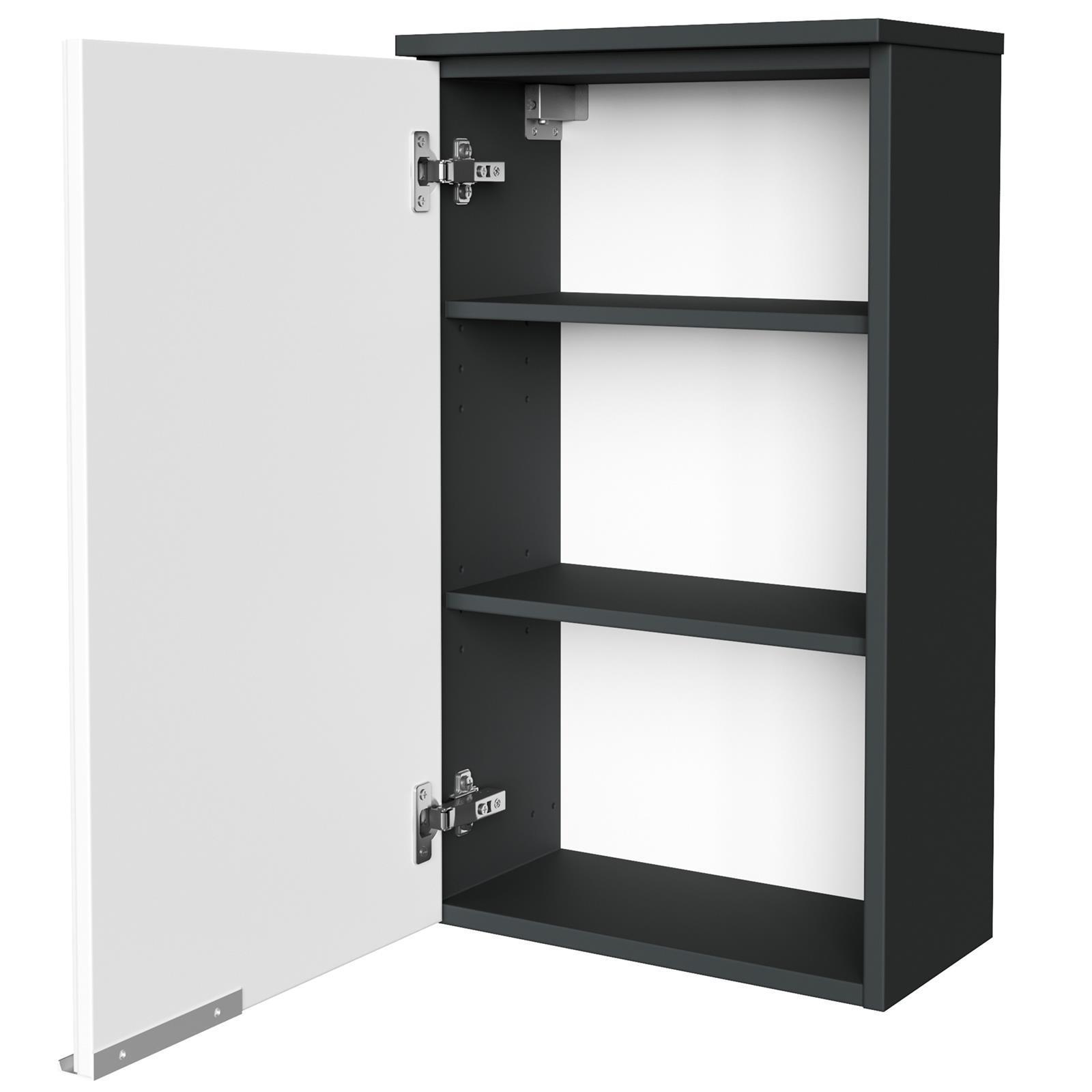 Fackelmann weißer 1-türiger Hängeschrank 70 cm hoch Kara | MM-ComSale