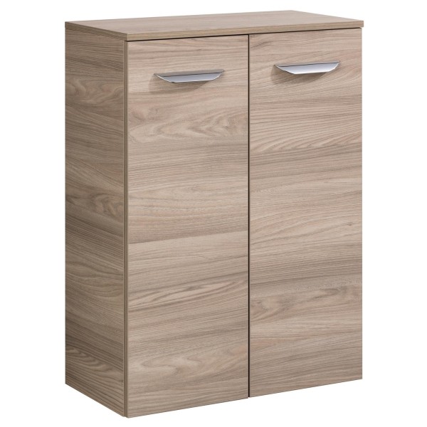 Fackelmann breiter 2-türiger Badschrank 60 cm Luxor braun