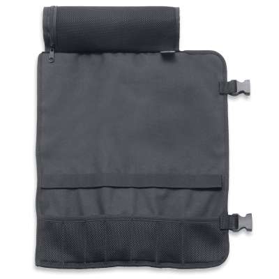 Dick unbestückte schwarze Textil Messer-Rolltasche für 7 Teile | MM-ComSale