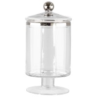 Fink große Glas-Bonbonniere 29 x Ø 17 cm gläserne Keksdose mit Deckel und Standfuß - Art.-Nr. 111011 Fink große Glas-Bonbonniere 29 x Ø 17 cm gläserne Keksdose mit Deckel und Standfuß - Art.-Nr. 111011