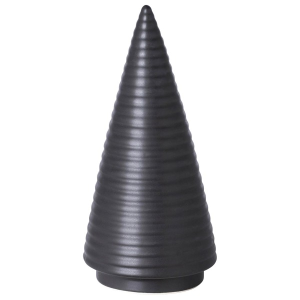Fink schwarzer Tannenbaum 19 cm aus Porzellan Deko-Baum zum Aufstellen - Art.-Nr. 129045