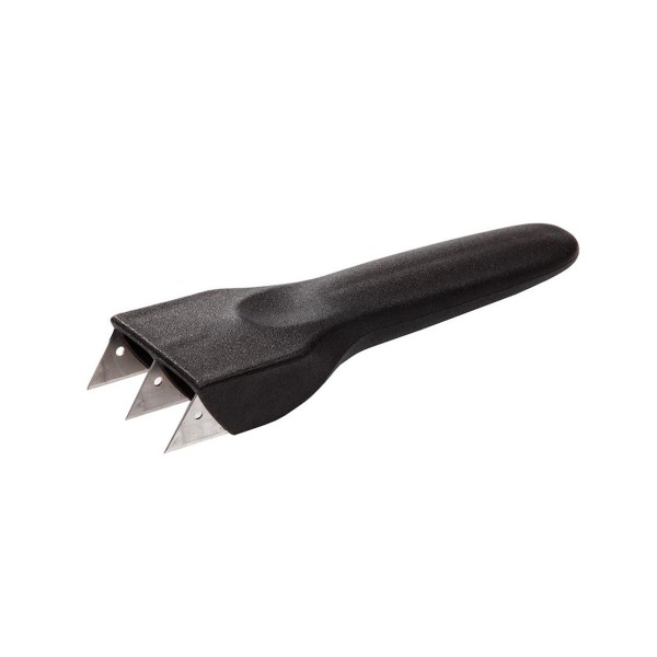 Giesser Schwartenmesser schwarz mit 3 Klingen aus Edelstahl