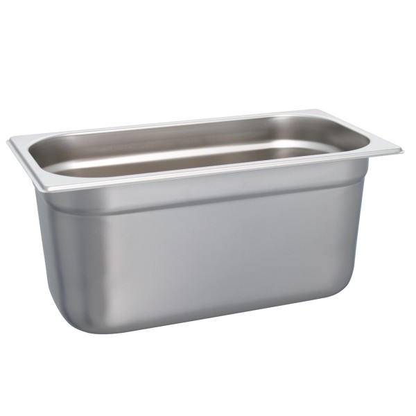 Schneider Gastronorm-Behälter GN 1/3 Edelstahl ungelocht & stapelbar 15 cm tief