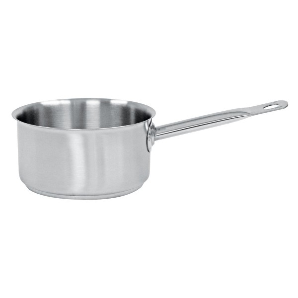 Schneider Gastro Stielkasserolle 1,4 Liter 18/10 Edelstahl Induktionstopf Ø 16 cm mit Sandwichboden