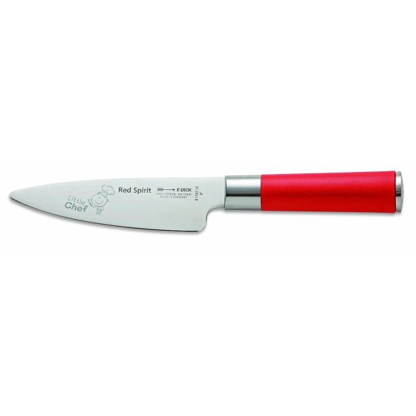 Dick kleines Red Spirit Kochmesser 15 cm mit breiter polierter Messerklinge