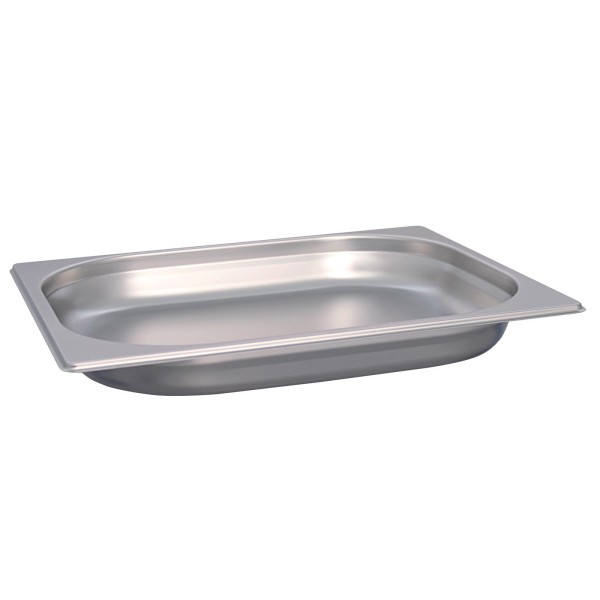Schneider Gastronorm-Behälter GN 1/2 Edelstahl ungelocht & stapelbar 4 cm tief