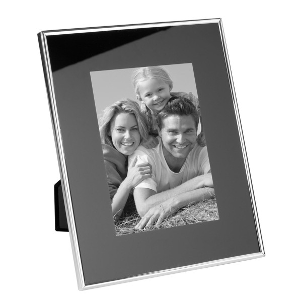 Fink Bilderrahmen 13x18 cm Fotorahmen mit versilbertem Rand & breiter Glasleiste - Art.-Nr. 133210