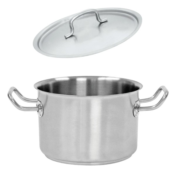 Schneider Fleischtopf 20 cm Induktion 4 Liter 18/10 Edelstahl Topf mit Deckel