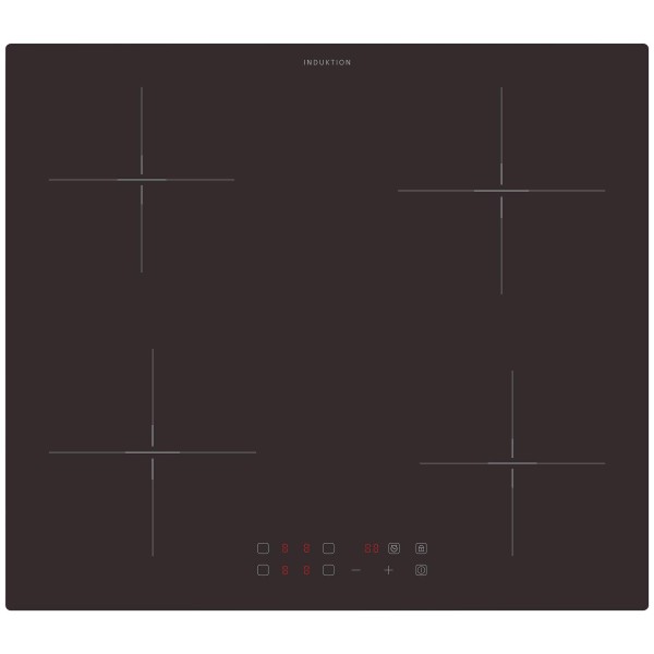Oranier Induktionskochfeld 60 cm autark KFI925 mit Touch Control & matter Glasoberfläche