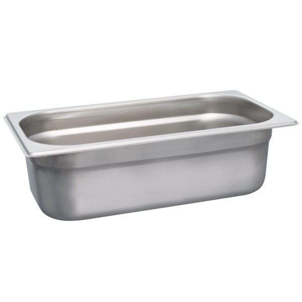 Schneider Gastronorm-Behälter GN 1/3 Edelstahl ungelocht & stapelbar 10 cm tief