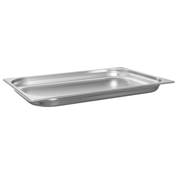 Schneider Gastronorm-Behälter GN 1/1 Edelstahl ungelocht & stapelbar 4 cm tief