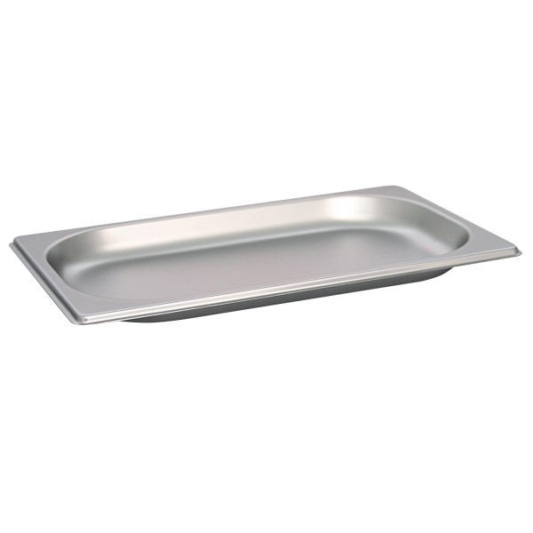 Schneider Gastronorm-Behälter GN 1/4 Edelstahl ungelocht & stapelbar 2 cm tief