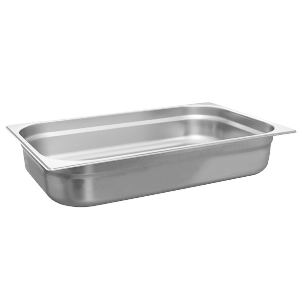 Schneider Gastronorm-Behälter GN 1/1 Edelstahl ungelocht & stapelbar 10 cm tief
