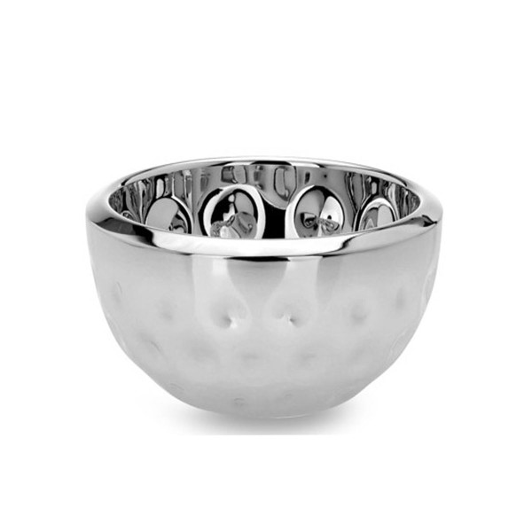 H.Bauer jun. Schale 15 cm gehämmert Höhe 8.5 cm - Art.-Nr. 731 kleine Edelstahl