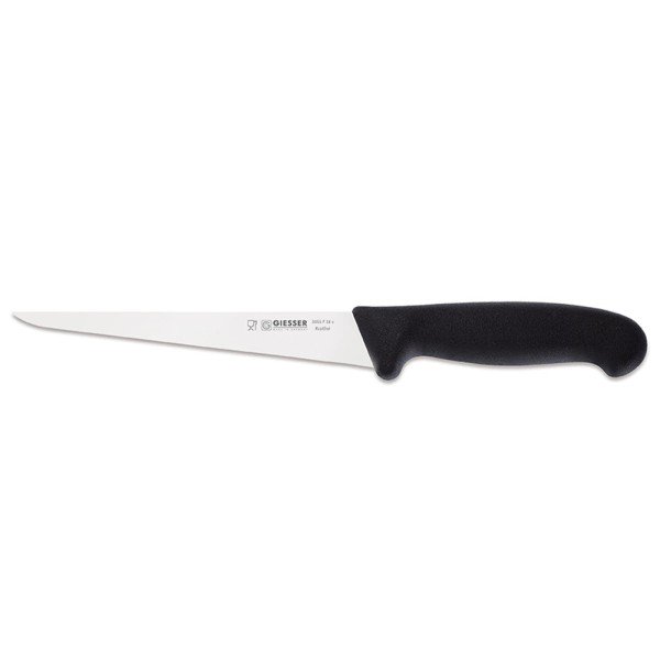 Giesser Filier-Messer 18 cm mit schmaler flexiblen Klinge & schwarzem Griff - Art.-Nr. 3055 f 18