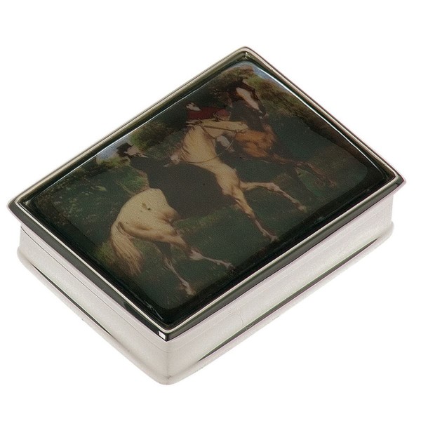 H.Bauer jun. Pillendose 3.5 x 2.5 cm - Art.-Nr. 2192 rechteckige