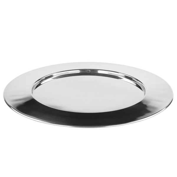 Fink großer Edelstahl Platzteller Ø 41 cm - ideal als Unterteller & Servierplatte - Art.-Nr. 155469