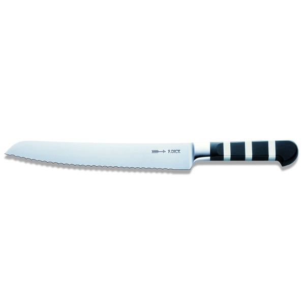 Dick 8193921 1905 Brotmesser Wellenschliff schwarz 21 cm