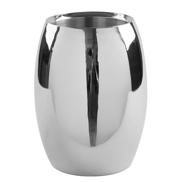 Fink doppelwandiger Flaschenkühler 21 cm Edelstahl für 1 Sektflasche oder Weinflasche - Art.-Nr. 154006