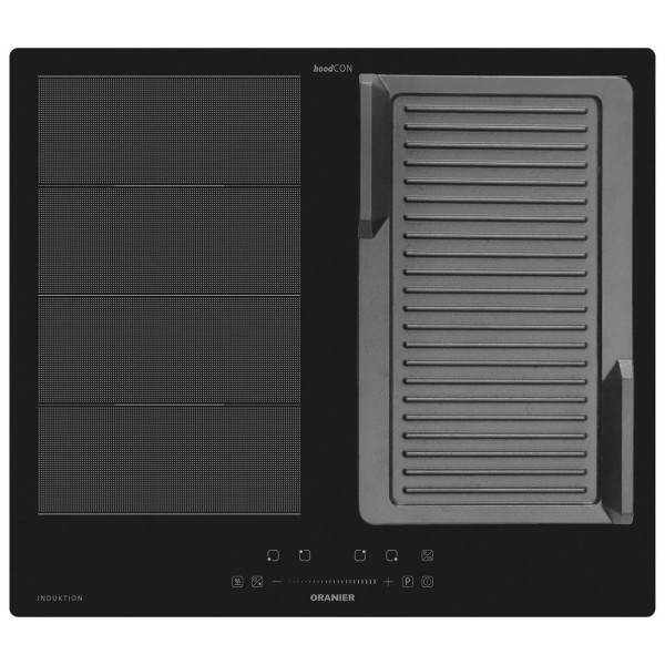Oranier Kochfeld Flächen-Induktion 60 cm FLI560 mit Slider-Bedienung inkl. Grillplatte Modell 1