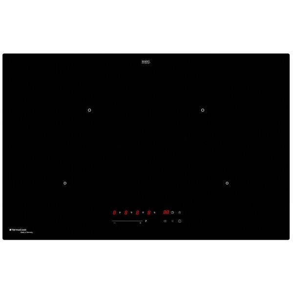 TermaCook Induktionskochfeld 80 cm autark - Glaskeramik mit Mono Slider, Topferkennung & Booster-Funktion