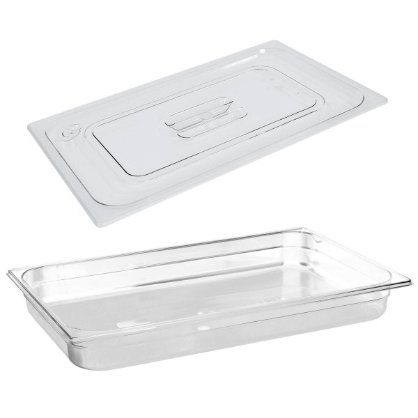 Schneider PC GN-Behälter 1/1 mit Deckel 6.5 cm tiefer Gastronorm Speisenbehälter