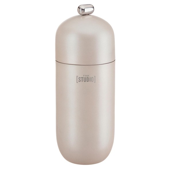 Fink Studio Cocktailshaker 22.5 cm silber-cremeweiß Edelstahl Shaker für Mixgetränke - Art.-Nr. 154258
